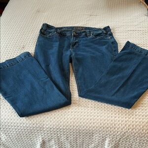 Rock & Roll Cowgirl Blue Trouser Jeans